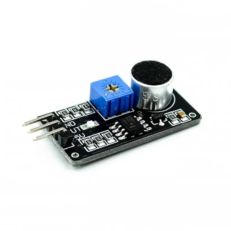 3/5/10PCS Elecrow Sound Sensor Module 3 pin Voice Sound Detection Sensor Amplifier LM393 Electret Electronics DIY Microphone Kit