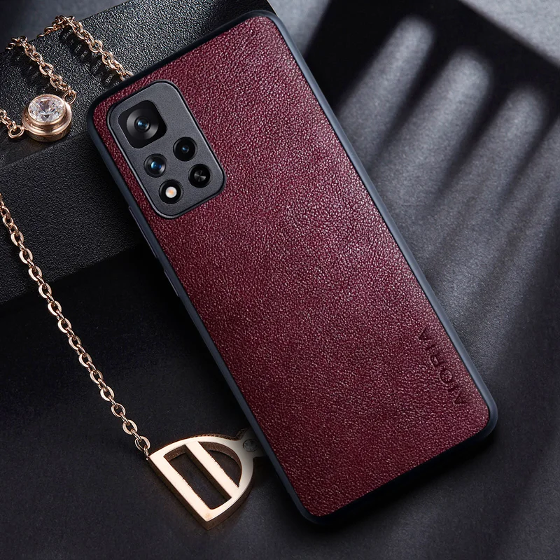 Case for Xiaomi Redmi Note 11 Pro Plus 11S 11T 5G 11E Pro Retro business PU leather Skin design cover for redmi note 11 pro case