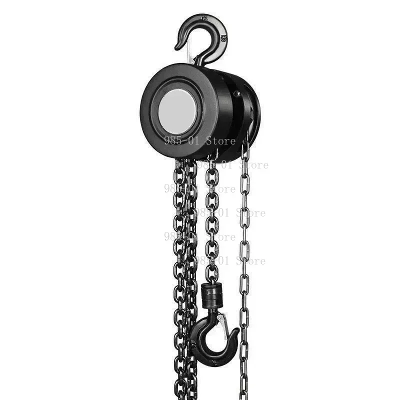 3 Meters Round Chain Hoist, 1 Ton & 3 Tons Rewind Chain Lifting Crane Equipment