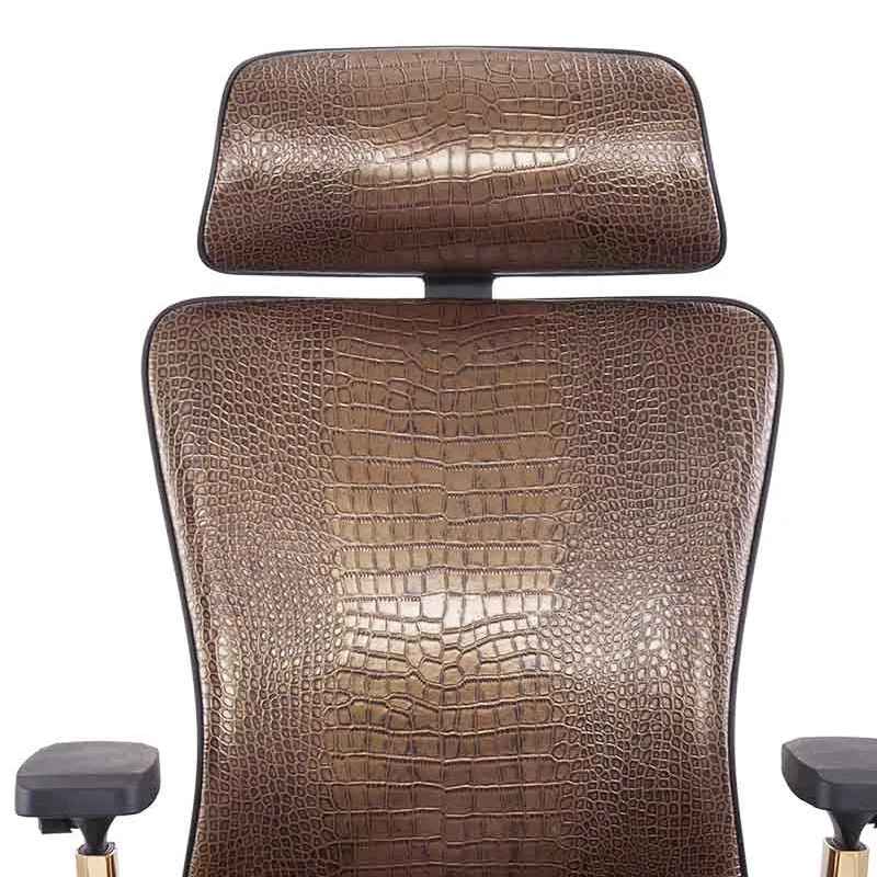Office leather chair, office chair comfortable sedentary ergonomic chair