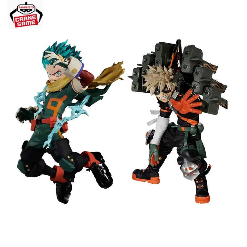 

Authentic Bandai Shf My Hero Academia Amazing Hero Deku Katsuki Bakugo Handmade Anime Trendy Original Model Boy Toys Gift