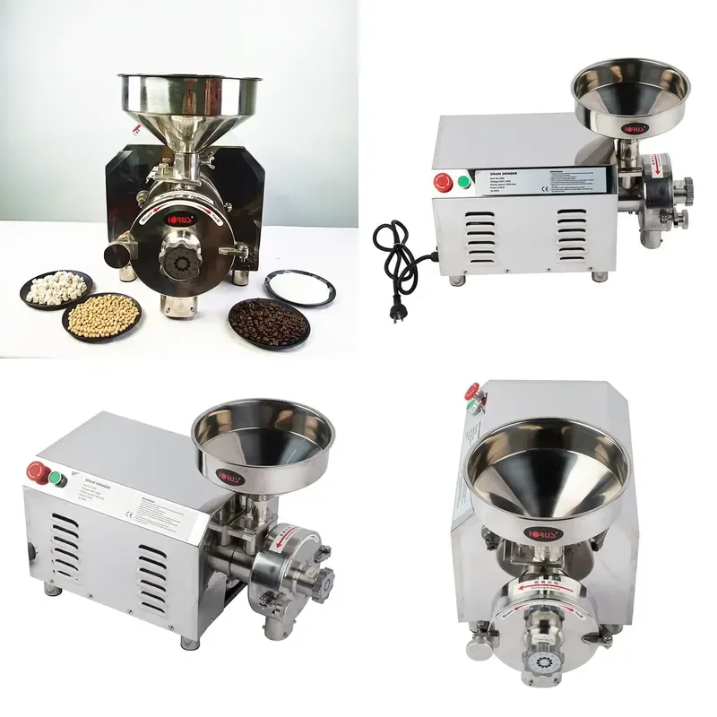 for Electric Commercial Wheat Grain Product Maker Flour Grain Grinder 60kg/h