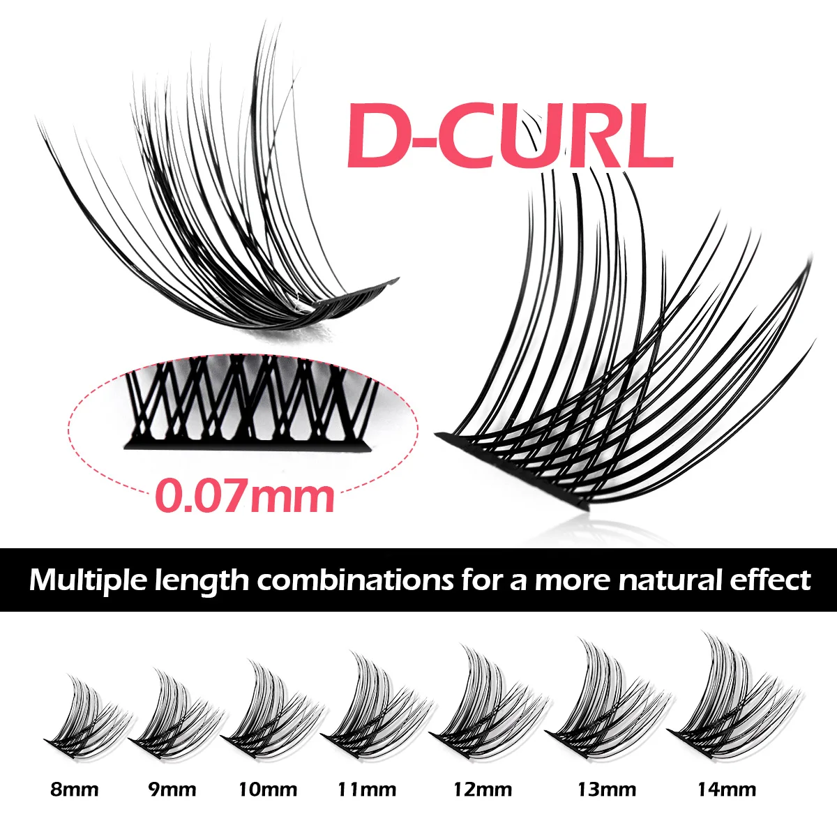 ARISON 3 file 60 pezzi ciglia nere ciglia a grappolo ciglia nere aspetto naturale estensione ciglia forniture strumenti per il trucco