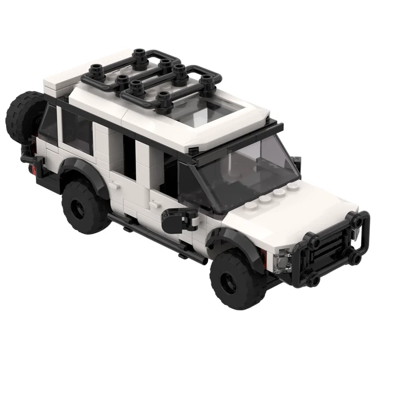Off-Road 4WD SUV MOC Building Blocks All-Terrain Adventure Vehicle Model DIY Assembly Brick Desktop Collectible