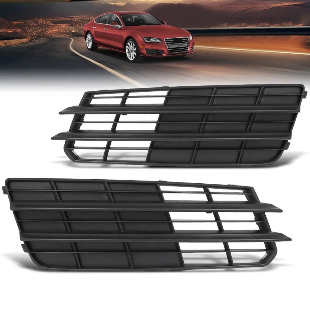 

Front Lower Bumper Fog Light Cover Grille Trim 4G8807681 4G8807682 For A7 2011-14 Plastic Fog Light Grille Signal Lamp Assembly