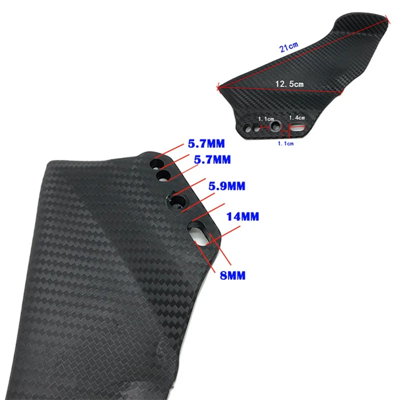 

A90Q-Motorcycle Side Mirror Rear Wing Rearview Mirror Side Wing Wind Wing For Cfmoto 250SR 450 QJMOTOR 600 350 250