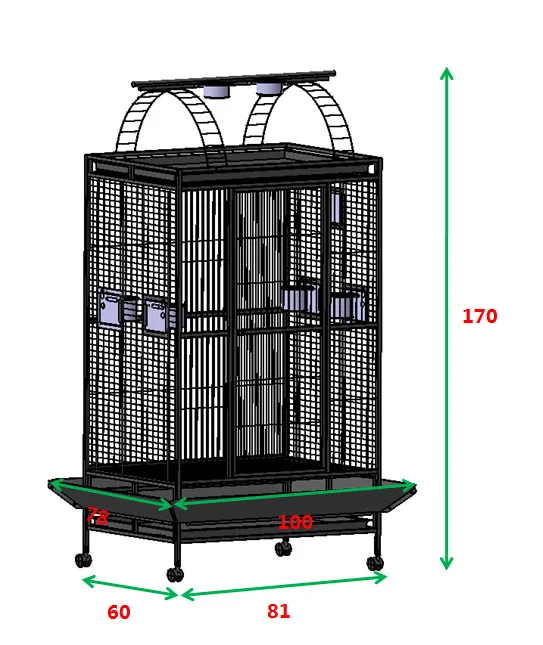 

Large parrot cage, luxury villa cage, bird cage, parrot cage manufacturer, large, medium and small parrot cage