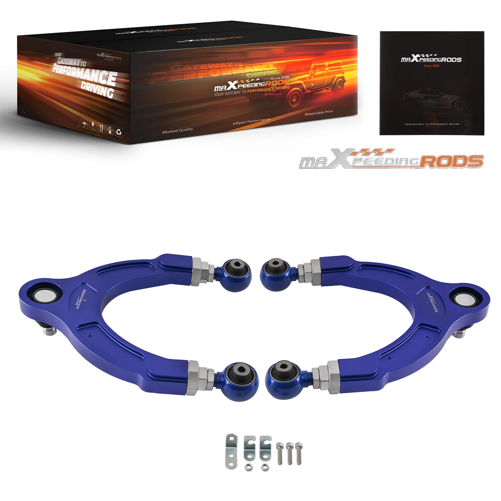 

2pcs Adjustable Front Upper Control Arms LH RH for Tesla Model 3 / Y 2017-2024