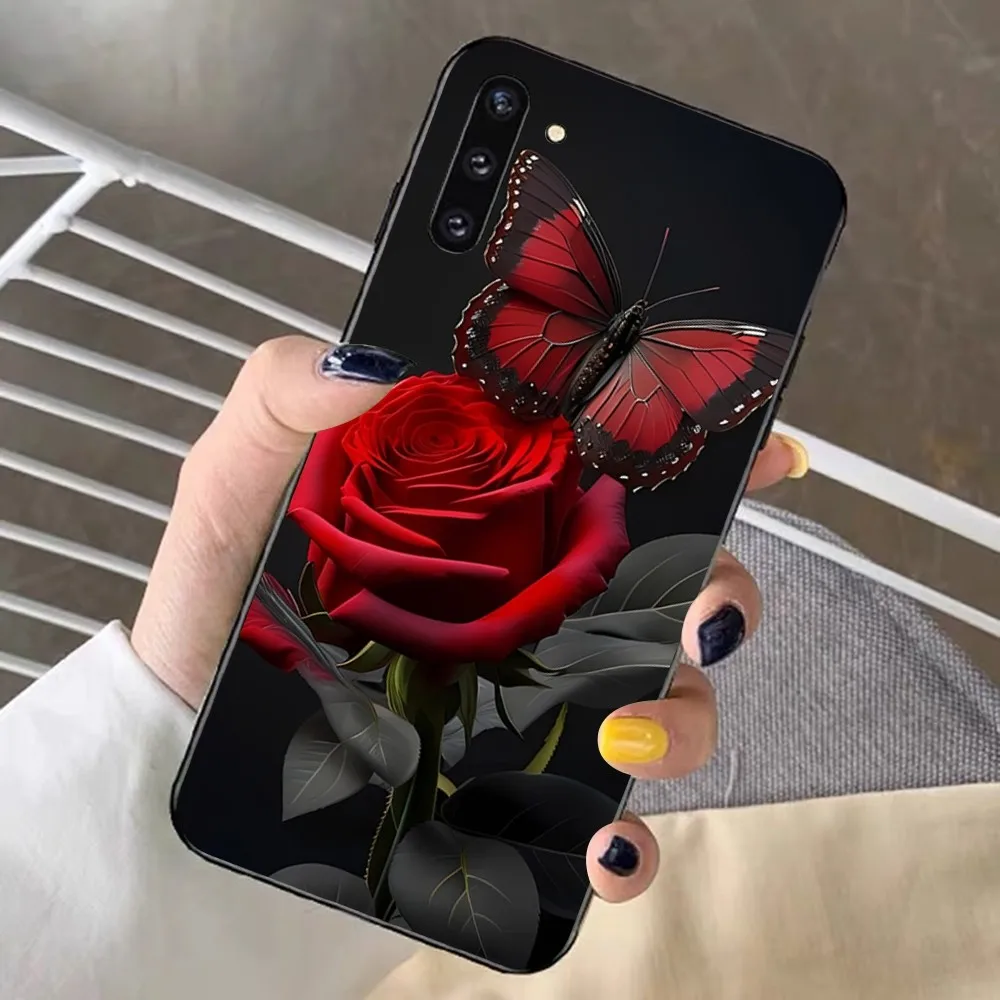 Roses Flower Rose Phone Case For Samsung Note 8 9 10 20 Pro Plus Lite M 10 11 20 30 21 31 51 A 21 22 42 02 03