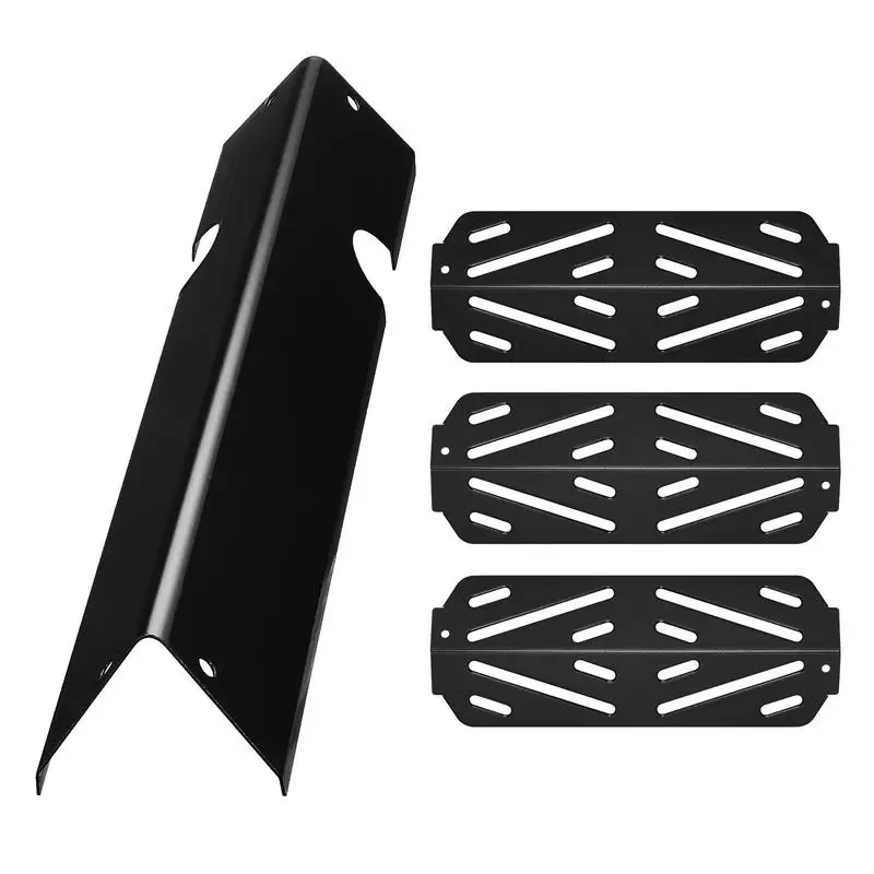 

Heat Plates Heat Shields 17 inch For BBQ Grilling Cooking, Porcelain-enameled Steel Weber Genesis ll 310 315 335 340 E/S 325s ES/SX 325s E/S 335 EX/SX/EPX-335 Compatibility 8 Pack