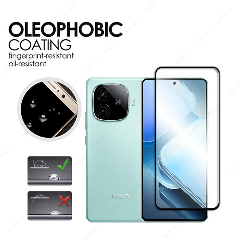 For Glass vivo iQOO Z9 Global Tempered Glass For vivo iQOO Z9 China Glue Ultra-thin Phone Screen Protector For iQOO Z9 China