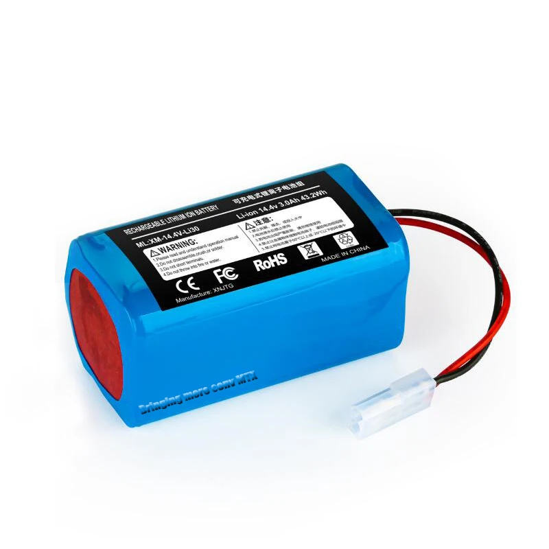 Mới 14.4V 3000MAh Li-ion Bộ Pin H18650CH-4S1P Dành Cho XIAOMI MIJIA Mi Robot Vacuum-Cây Lau Nhà Tinh G1 MJSTG1, SKV4136GL R30 R35
