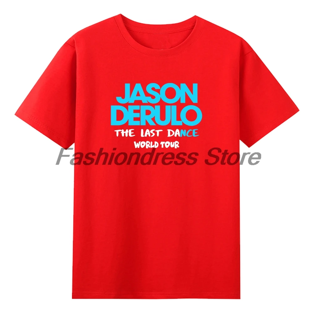 Jason Derulo Last Dance World Tour 2026 T-shirt Crewneck Short Sleeve Cotton Tee Women Men Streetwear Tops