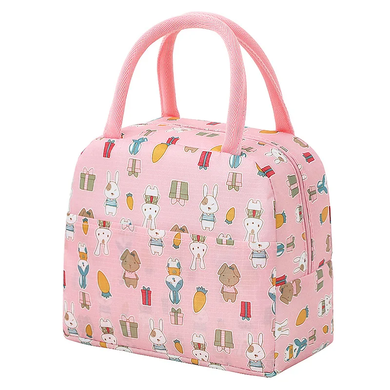Color insulated bag, anti sailor carrying lunch box bag, insulated lunch bag