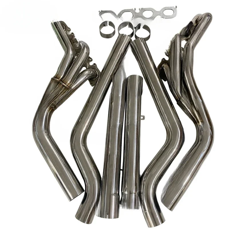 stainless steel  performance Exhaust System exhaust downpipe header long tube for Mercedes-benz w204 c63 amg