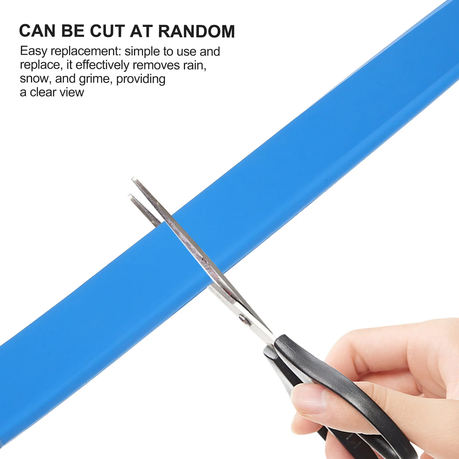 

Silicone Squeegee Replacement Strip for Car Windows Windshield Side Glass Bathroom Shower Doors Kitchen Cabinets Efficient Water