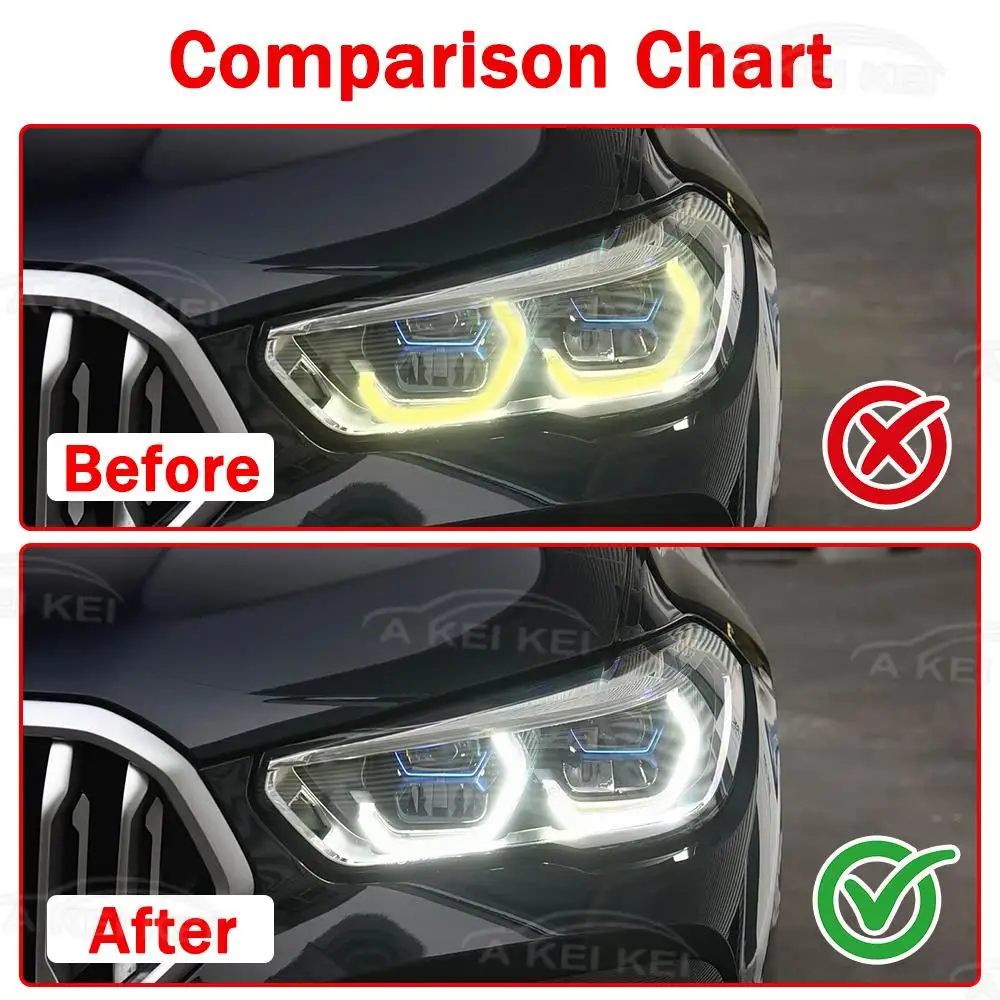 New White Light For BMW X5 X6 G05 G06 LED 2019-2023 Car LED Ballast Circuit Module Board Light Source Board  DRL Chip Board