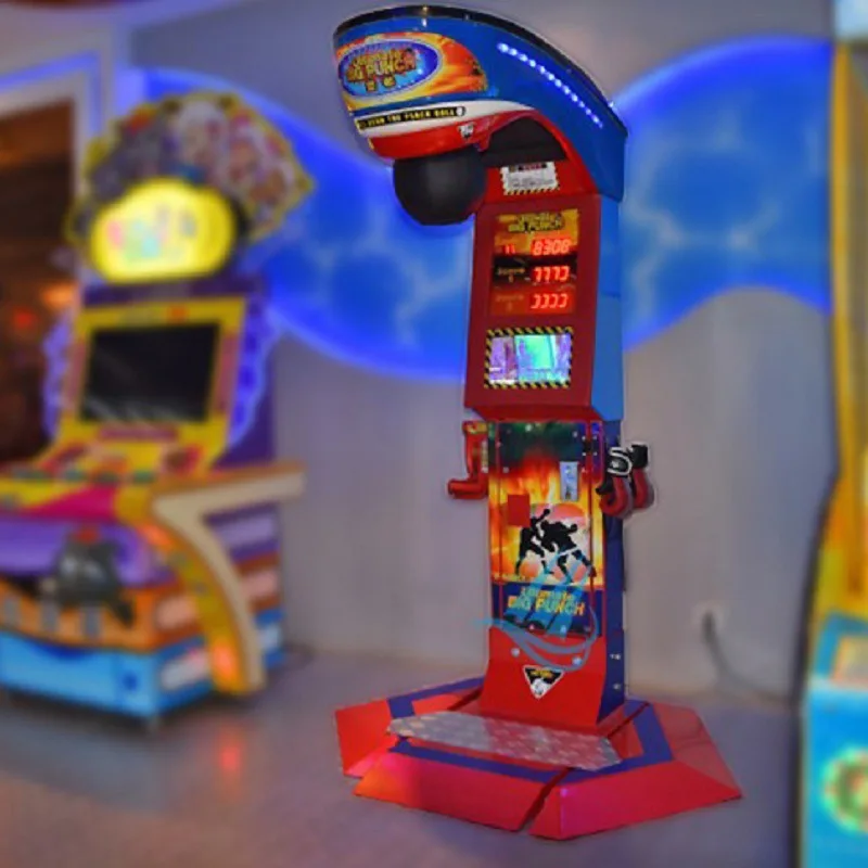 New Dragon Fist Force Measurement Machine Punching and Kicking Hercules Boxing Video Game City Entertainment Equipment Coin-oper