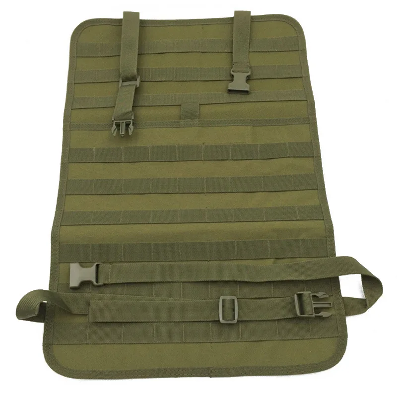 Tacticool organizador traseiro de assento de carro, organizador tático molle de veículos, painel protetor de veículo para carro, caminhão, ford