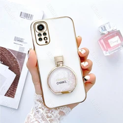 Quicksand Perfume Holder Phone Case On For Xiaomi Redmi Note 11 Pro 12 8 8t 10 9 Pro Max 7 Redmi 9 9A 9T 9C 10C 4G Stand Cover