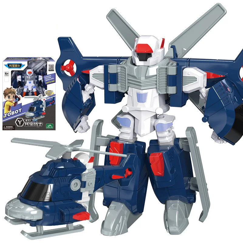 Mini Tobot Transformation Robot Toys Korea Cartoon Brothers Anime Tobot Deformation Car Airplane Toys for Children Gift - Image 3