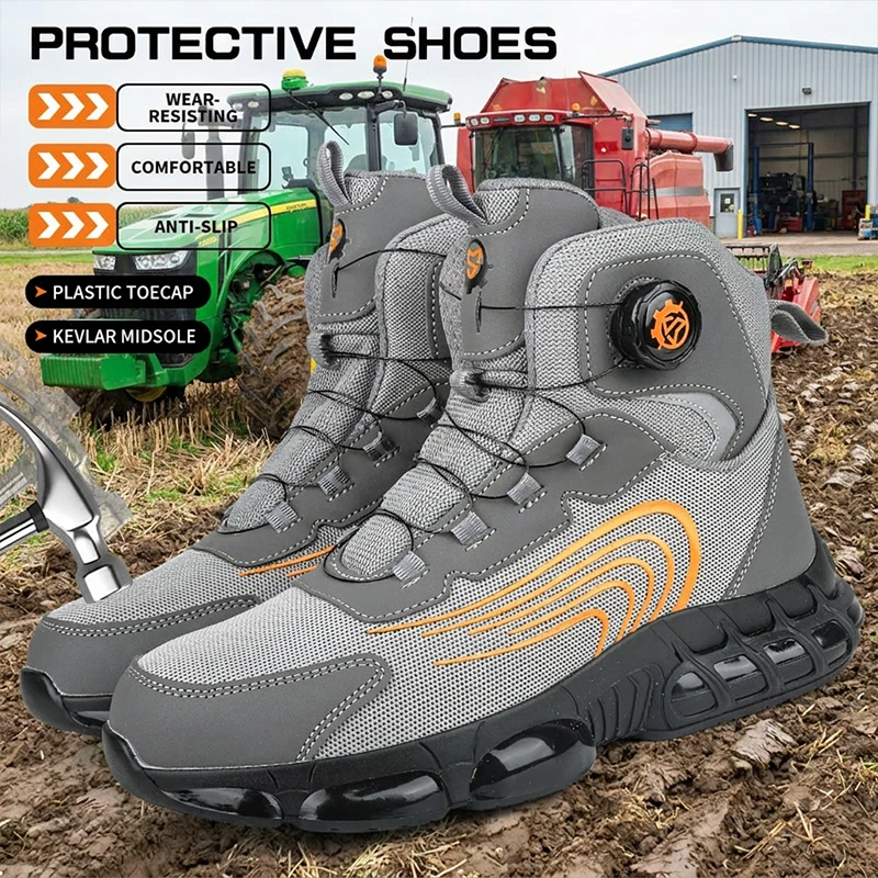 2026 automobile manufacturing, home cleaning, safety shoes, protective shoes, mining boots, protective boots,Anti-Puncture