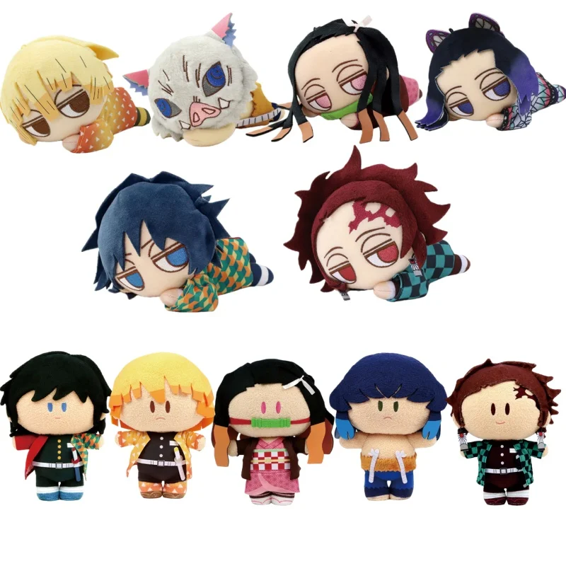 Genuine Demon Slayer Kamado Nezuko  Tanjirou Anime Plush Cotton Doll Toys Dolls Maumet Throw Pillow Cosplay Cartoon Gift