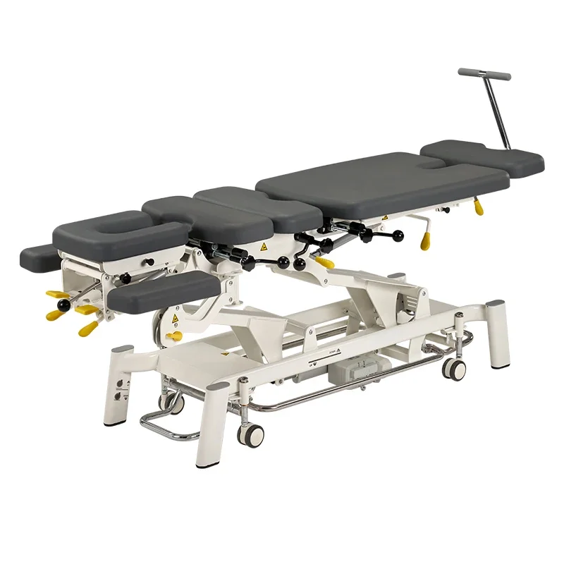 Mt Fairworth-300 China Physiotherapy Supplier Custom Adjustable Electric Chiropractor Table Chiropractic Bed Lumbar Traction Bed