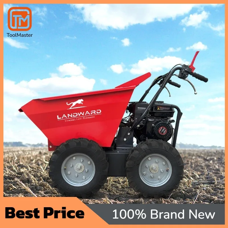 

[Hot Sale] 6.5hp Petrol Garden Dumper Mini 4x4 Motorized Wheelbarrows Mini Dumper With B&S Engine EPA Customized For Sale
