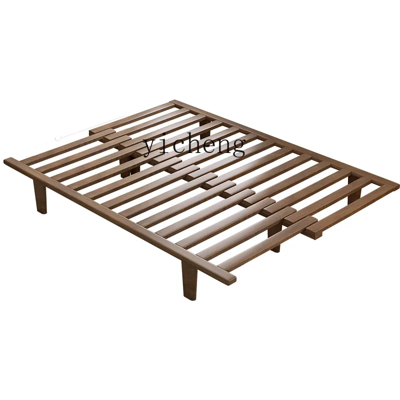 

ZWS. Solid wood bed frame row skeleton bed board tatami foldable shrink invisible bed frame