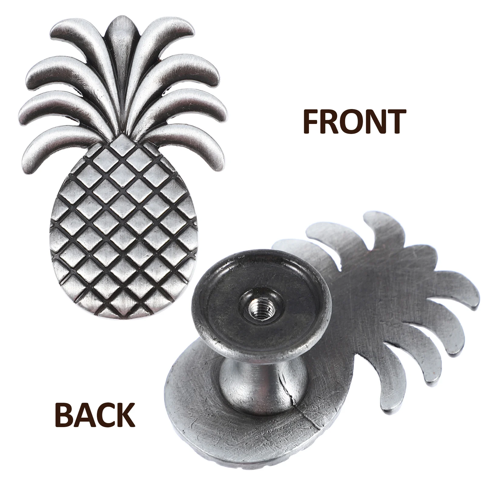 

2Pcs Zinc Alloy Pineapple Cabinet Pull Handles Door Knobs Drawer Cupboard Knobs for Home Furniture Wardrobe Office