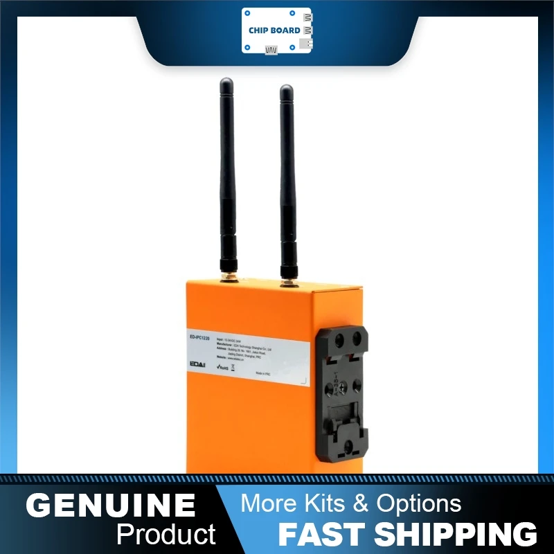 EDAtec ED-IPC1220 IPC для установки на DIN-рейку, Raspberry Pi CM0 A53, RS485 RS232 DI DO, eMMC WiFi BT 4G модуль