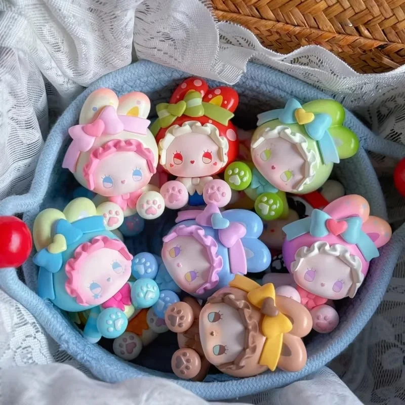

Emma Bunny Collector Debut Series Mini Blind Box 4cm Kawaii Mochi Bean Figure Cute Desktop Decor Collectible Toy for Girls Gift