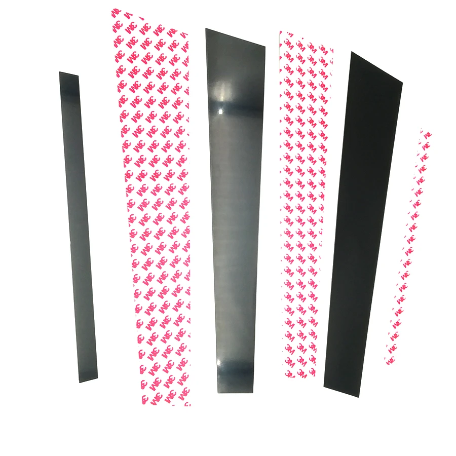 

Black Tint Door Side Window Pillar Posts Cover Trims For Honda Accord 2013-2017