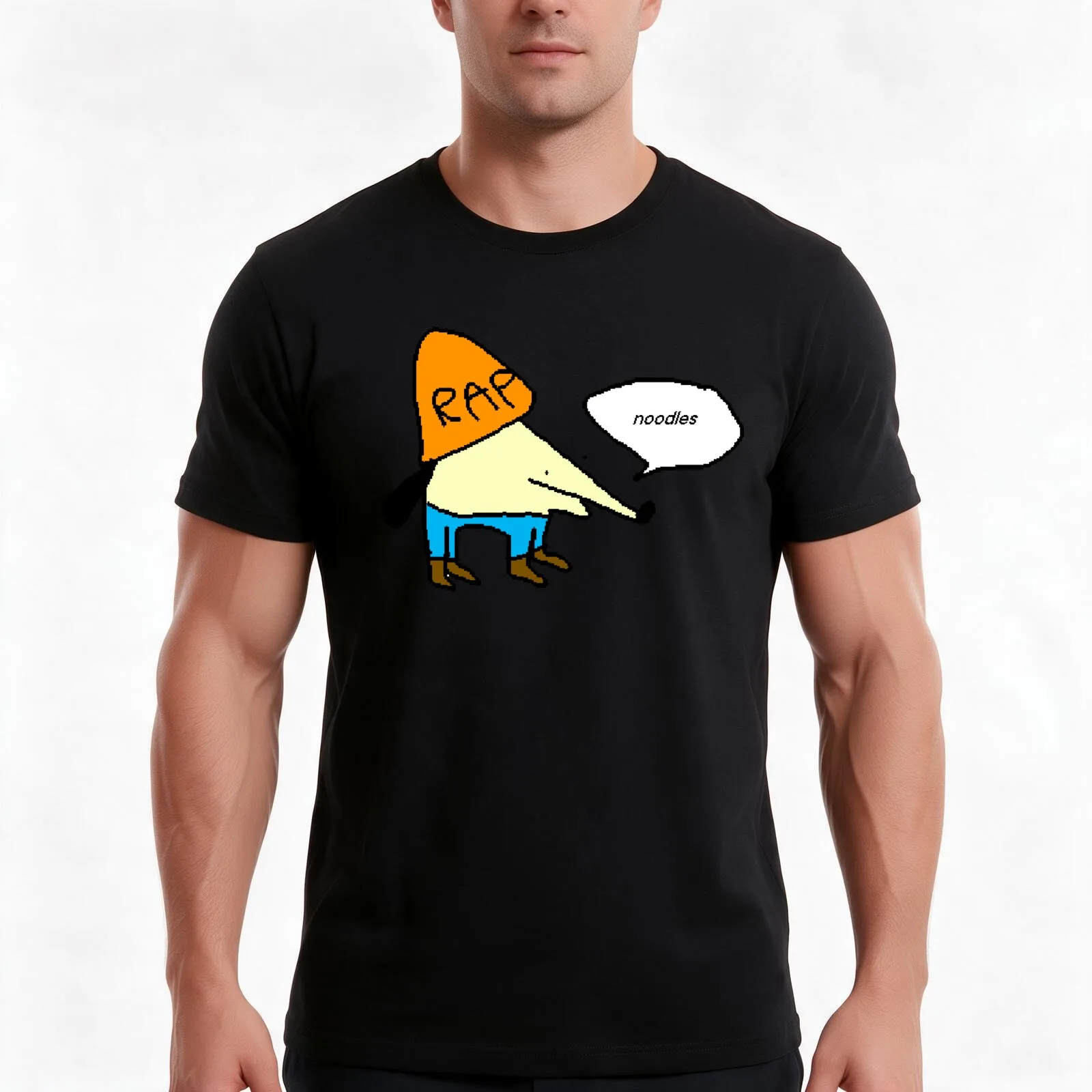 the authentic pee-rapper T-Shirt, Summer Casual Cotton Tee, Oversized Streetwear Tops, Vintage Graphic Print, Unisex Men Women