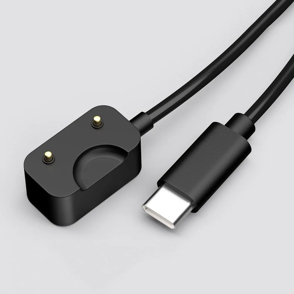 Schwarzes USB-C ladekabel für samsung galaxy fit 3 ladekabel mit chip schutz beste qualität smartwatch zubehör