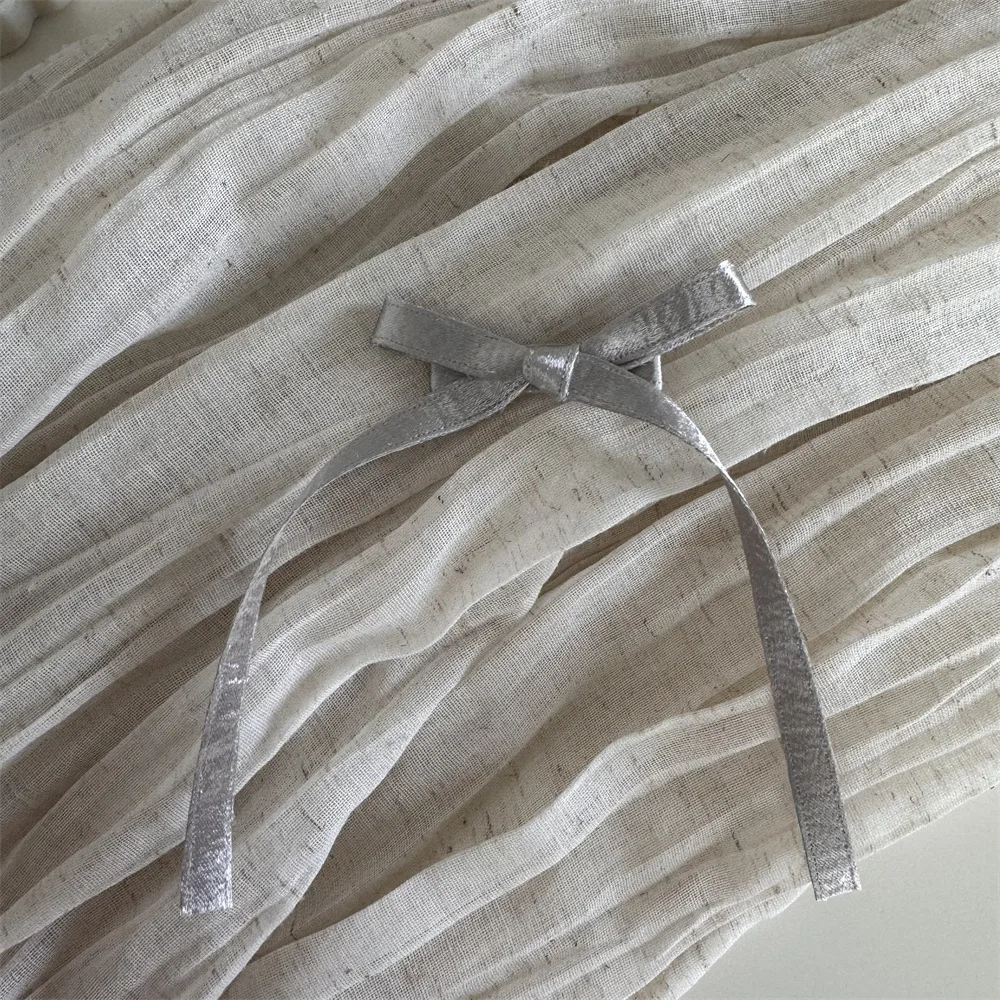 Duckbill Hair Clip Shiny Fabric Bowknot Ribbon Premium Soft Grip for Women Daily Office Travel Party Elegant Accessory