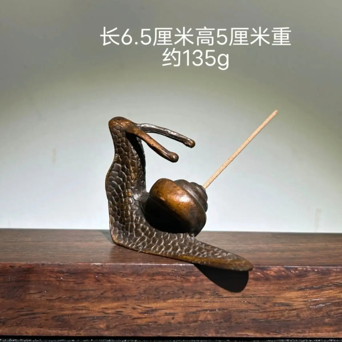 Zen snail incense burner Sticks Holder Statue for Tea Home Decor Ornaments