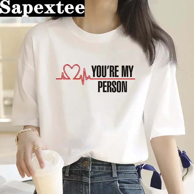 greys anatomy t-shirt tshirt women couple clothes grunge harajuku kawaii Korea tumblr clothes t-shirt graphic tees women