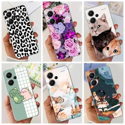 For Redmi Note 13 Pro 5G Case Popular Butterfly Leopard Soft Cover For Xiaomi Redmi Note 13 Pro Plus Funda Note 13 Pro+ 5G Coque
