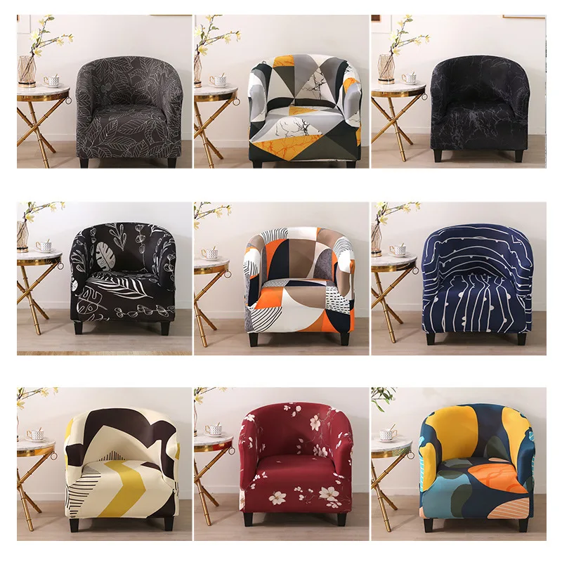 1pc Stretch Club Chair Slipcover Armchair Cover Sofa Cover Tub Chair Furniture Protector Arm Chair Cover Couch Covers Home Decor