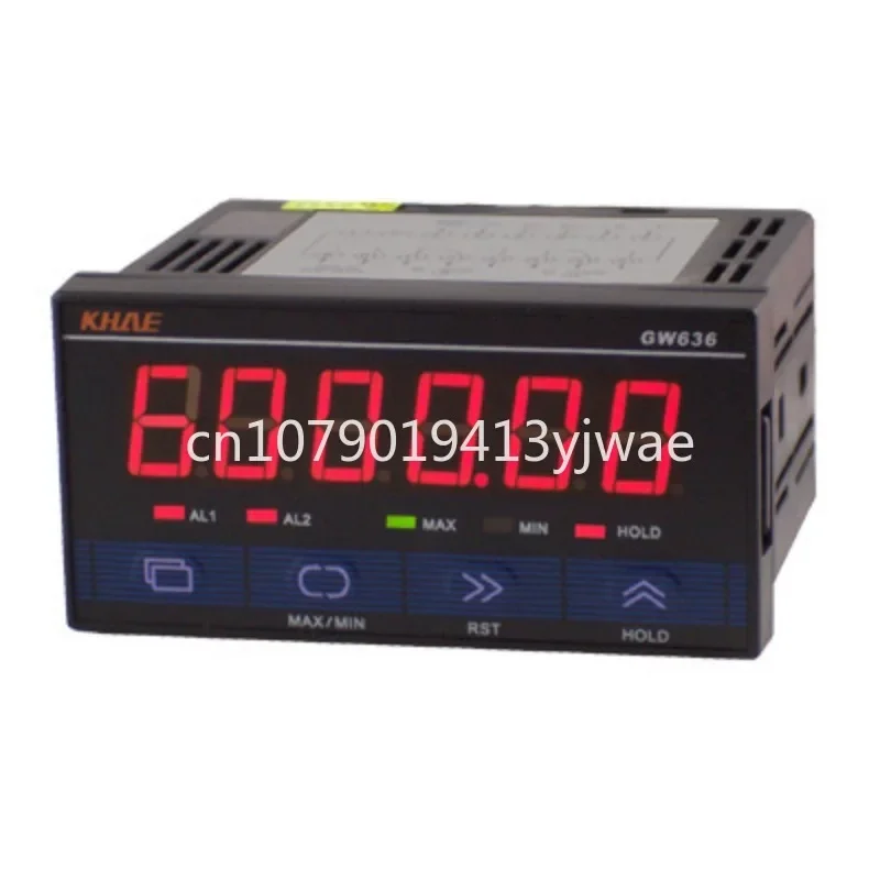 

GW636 pulse meter/counter/tachometer/line speedometer/frequency meter/RS485 communication MODBUS protocol in stock