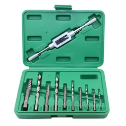 11Pcs Broken Screw Drill Bits and Extractor Set Bolts Fastners Taken Out Removal Tool