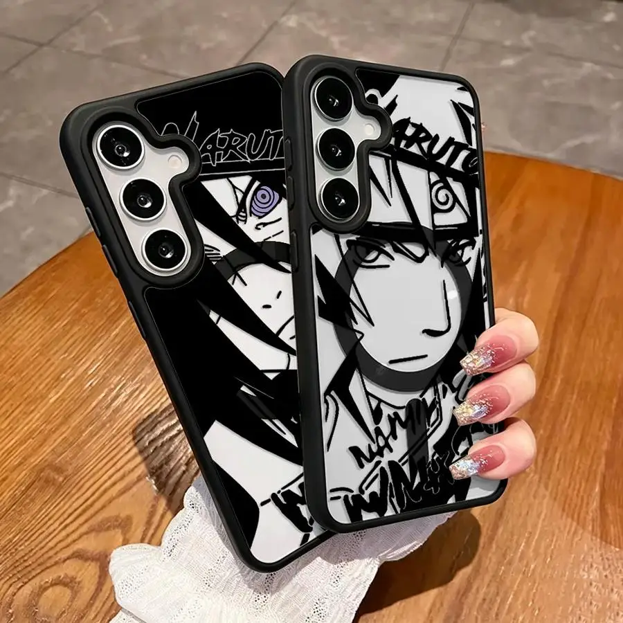 Magnetic Phone Cover Case for Samsung Galaxy S26 S26+ S23+ S23 S24 FE Plus Ultra S25 S25 S22 S24+ Anime Narutos