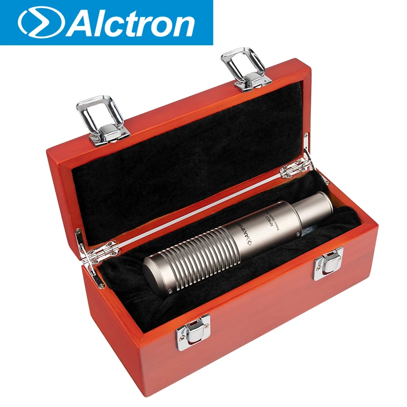 Alctron RM822 passive ribbon mic, tiny and portable, figure-8 polar pattern; all metal housing, portable design