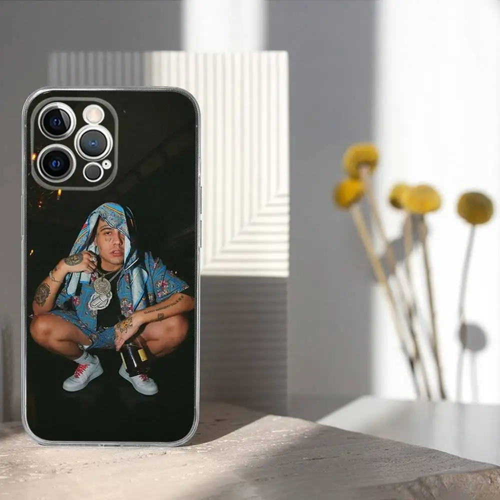 Rapper AMERI D-DUKI Phone Case For iPhone 17,16,15,14,13,12,11 Pro,Max,Plus,X,XS,XR,SE4,E Mini Transparent Soft Cover