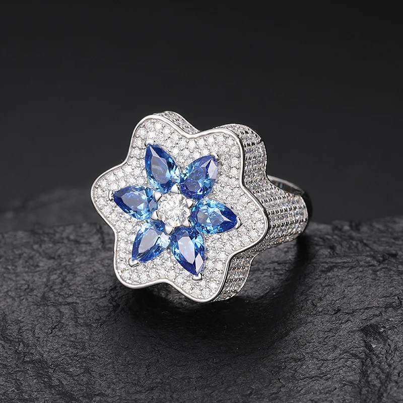 Imagem -03 - Prata Moissanite Anéis para Mulheres Menina Clássica Jóias Finas Anel de Luxo Vvs1 com Certificado Unisex S925