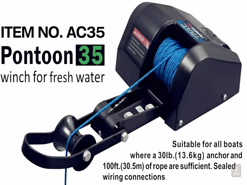 For Yacht Fishing Boat Speedboat Rubber Boat Freshwater Electric Anchor Machine Anchor Weighs 13.6 Kg Model AC35SW