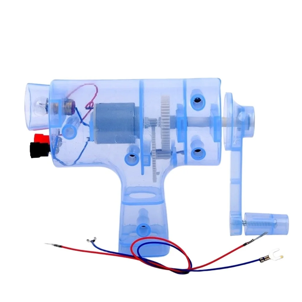 Hand Crank Generator For 3v DC Output Physics Teaching Instrument For Science Experiments Faraday Law Demonstration Tool