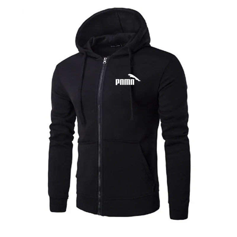 Autumn Men Sweatshirts Long Sleeve Jacket Hoodie Zipper Closure Jacket Male Hoodies Sweatshirt Slim Fit Male Clothing - Image 2